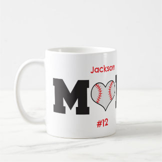 Gepersonaliseerde Baseball Mom Gift Koffiemok
