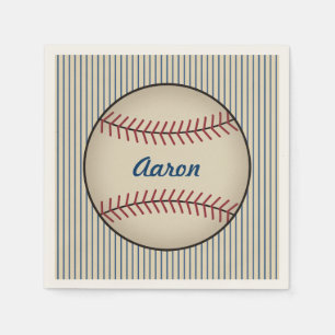 Gepersonaliseerde Baseball Sports Party servetten
