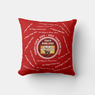 Gepersonaliseerde basketbal coach geschenken, alle kussen