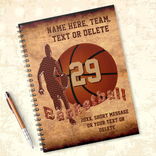 Gepersonaliseerde Basketbal Gift Ideeën, Basketbal Notitieboek