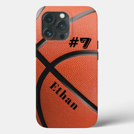 Gepersonaliseerde Basketbal iPhone / iPad case (Achterkant)