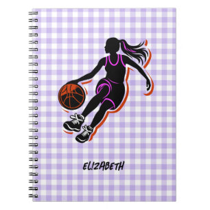 Gepersonaliseerde Basketbal Meisje Notitieboek
