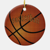 gepersonaliseerde basketbal Ornamenten (Achterkant)