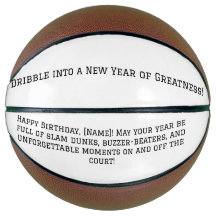 Gepersonaliseerde Basketball Birthday Gift