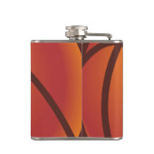 Gepersonaliseerde Basketball-maatkolf Heupfles (Achterkant)