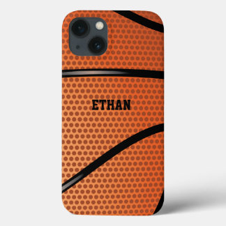 Gepersonaliseerde Basketball Sport Geëerd iPhone 13 Hoesje