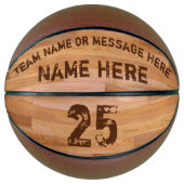 Gepersonaliseerde Basketballen, 3 de Dozen van de Basketbal (Voorkant)