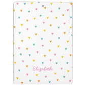 Gepersonaliseerde Be Kind Rainbow Klembord (Achterkant)