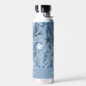 Gepersonaliseerde Beach Blue Ocean Zee Life Waterfles (Links)