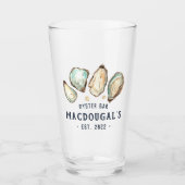 Gepersonaliseerde beach House Oyster Bar Glas (Voorkant)