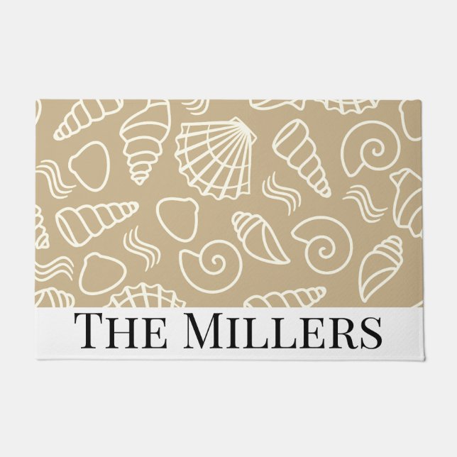 Gepersonaliseerde Beachy deurmat (Voorkant)