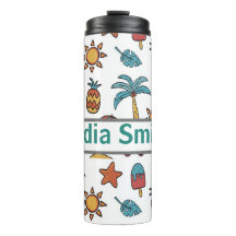 Gepersonaliseerde beachy drink tumbler