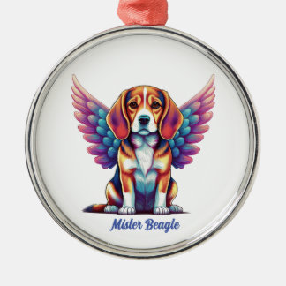 Gepersonaliseerde Beagle Memorial Acryl Dog Orname Metalen Ornament