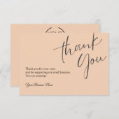 Gepersonaliseerde bedankkaarten Professional Bedankkaart (Voorkant / Achterkant)