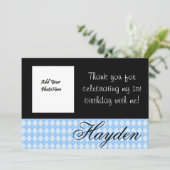 Gepersonaliseerde bedankt (Staand voorkant)