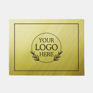 Gepersonaliseerde Bedrijf Welkom Mat met Logo Hier