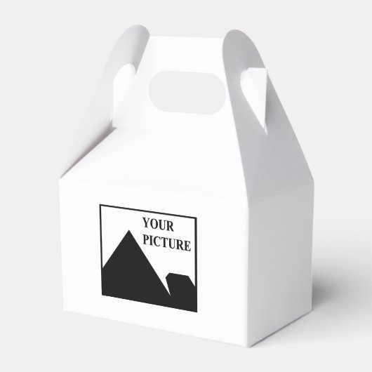 Gepersonaliseerde Bedrijfsnaam met Afbeelding Toev Bedankdoosjes (Voorkant Zijde)