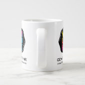 Gepersonaliseerde Bedrijfspromotie Logo Extra Grote Beker (Achterkant)