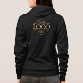Gepersonaliseerde bedrijfsuniformen van het merk L Hoodie (Achterkant)