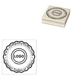 Gepersonaliseerde bedrijfswebsite & adres rubberstempel