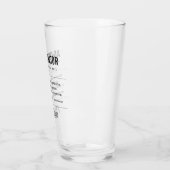 Gepersonaliseerde beheerder Grappig Glas (Links)