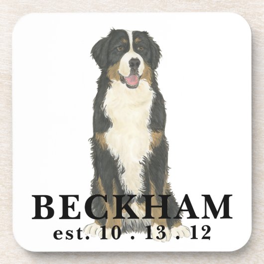 Gepersonaliseerde Bernedole Beverage Coaster Bier Onderzetter (Voorkant)