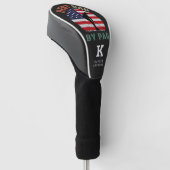 Gepersonaliseerde 'Best Dad By Par' Golfheadcover (Schuin)