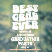 Gepersonaliseerde beste Afstudeerder ooit Afstuder Acryl Bord (Neutraal)