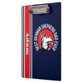 Gepersonaliseerde beste Duitse herder papa ooit Klembord (Links)