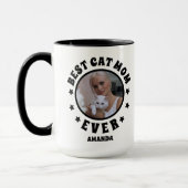 Gepersonaliseerde beste kat mam ooit aangepaste fo mok (Links)