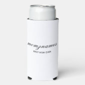 Gepersonaliseerde Beste Mam Ooit Kalligrafie Naam (Seltzer Voorkant)