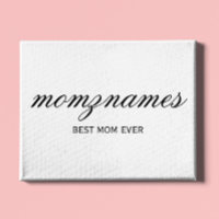 Gepersonaliseerde Beste Mam Ooit Kalligrafie Naam