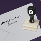 Gepersonaliseerde Beste Mam Ooit Kalligrafie Naam Rubberstempel