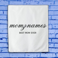 Gepersonaliseerde Beste Mam Ooit Kalligrafie Naam