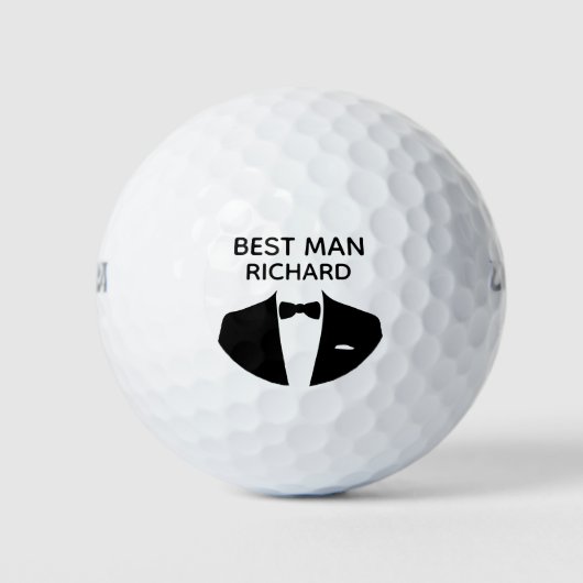 Gepersonaliseerde beste man golfballen (Voorkant)