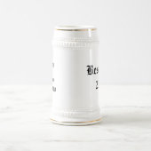 Gepersonaliseerde beste man Wedding Gunstein Bierpul (Center)