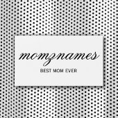 Gepersonaliseerde beste moeder ooit Moederdag