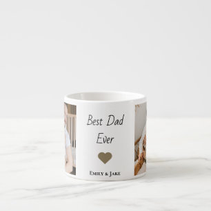 Gepersonaliseerde Beste Papa Ooit Espresso Mok Kin