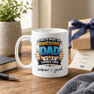 Gepersonaliseerde Beste Papa Ooit Op maat gemaak Koffiemok