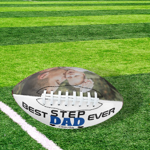 Gepersonaliseerde beste stap papa ooit aangepaste  american football