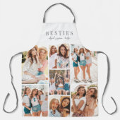 Gepersonaliseerde Beste Vriend BFF Fotocollage Schort (Voorkant)