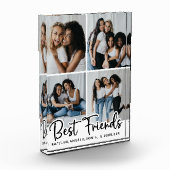 Gepersonaliseerde beste vrienden 4-Afbeelding vrie Fotoblokken (Links)
