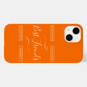 Gepersonaliseerde beste vrienden Modern Case-Mate iPhone Case (Achterkant (horizontaal))