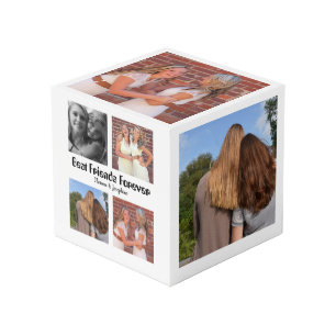 Gepersonaliseerde beste vrienden voor altijd 4 fot kubus