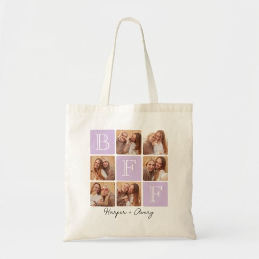 Gepersonaliseerde beste vrienden voor altijd 6 Fot Tote Bag (Voorkant)