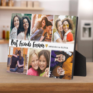 Gepersonaliseerde Beste Vrienden Voor Altijd Naam  Fotoplaat