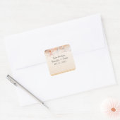 Gepersonaliseerde bewaar de datum stickers (Envelop)
