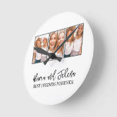 Gepersonaliseerde BFF-fotosjabloon voor vriendscha Ronde Klok (Hoek)