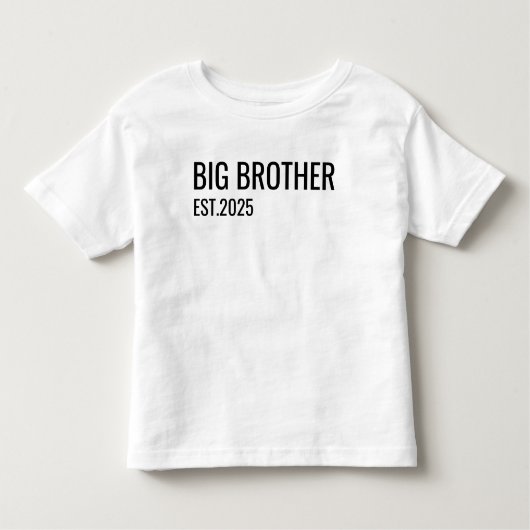 Gepersonaliseerde Big Brother T-shirt, Broer Aanko Kinder Shirts (Voorkant)