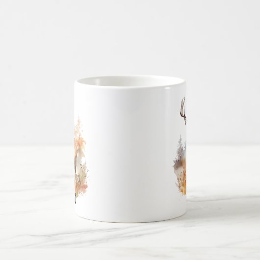 Gepersonaliseerde Big Buck Deer Mok (Center)